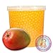 Popping Mango Boba 42 Ounces / 12+ Drinks Buddha Bubbles Boba Bite & Burst
