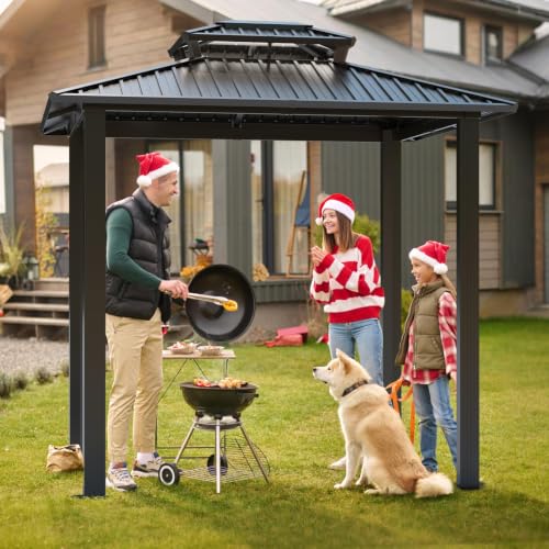 Tooluck 6x8 Hardtop Grill Gazebo Review: Vented BBQ Shelter with Galvanized Steel Roof image 9