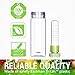 EMPO Infuser Water Bottle Sport BPA-Free Tritan 27 Oz Fruit Tea Infusion Bottle with Free Recipe Ebook - Large Capacity 100% Leak Proof - Multiple Color Options Ideal Summer Gift - Green