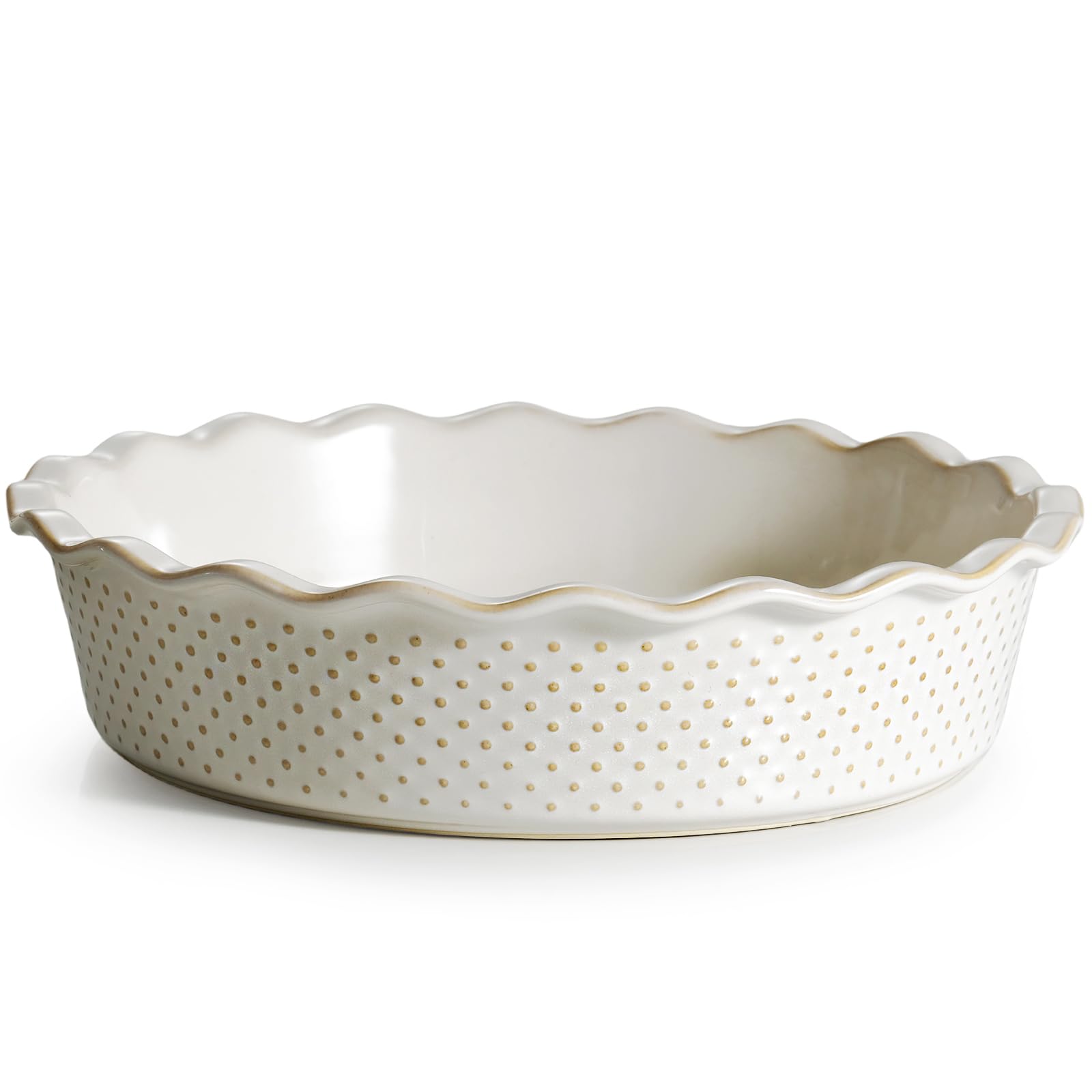 Photo 1 of ***CORRECT ITEM****getstar Pie Pan, Ceramic (Dots (Deep))