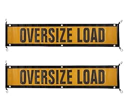 Mytee Products 2 Pack 12"x60" Oversize Load Sign