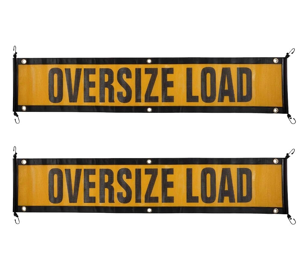 Mytee Products 2 Pack 12"x60" Oversize Load Sign