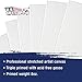 U.S. Art Supply 8x10 inch Stretched Canvas for Painting Super Value 10-Pack - Triple Primed Professional Artist Quality White Blank 5/8