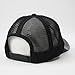 Vintage Washed Cotton Soft Mesh Adjustable Baseball Cap (Charcoal/Charcoal/Black)