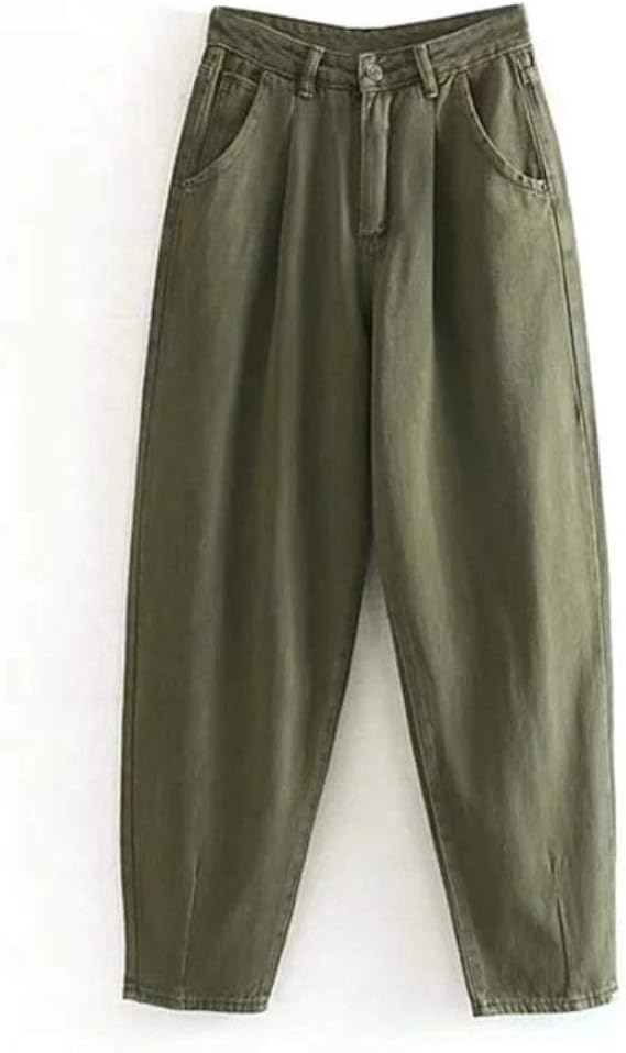 khaki mom pants
