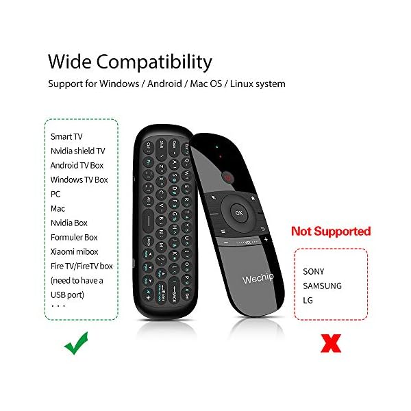RunSnail-Air-Mouse-Remote-with-Keyboard-for-Android-TV-Box-Smart-TV-Computer-Laptop-Projector-HTPC-Media-Player 2.4GHz Air Mouse Remote with Keyboard, 6-Gyro Sensors Remote Rechargeable for Android TV Box, Smart TV, Computer, Laptop…