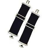 Showman Black Nylon Belly Surcingle Extender Straps