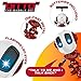 USA Toyz Toy Robots for Boys or Girls – Ditto Mini Talking Robots for Kids w/ Posable Body, LED Light Up Toys Interactive Voice Changer Robot Travel Toys (Fire Red)