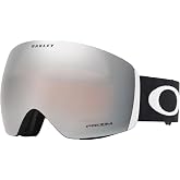 Oakley Flight Deck MEDIUM/LARGE Ski Goggles for Men for Women | In Black, Factory Pilot Black &amp; Matte Black. Bonus kit: cleaning spray, cloth, screwdriver &amp; mirror.
