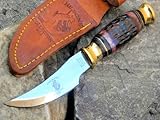 Bone Collector Hunting Knife Camel Bone Handle BC792