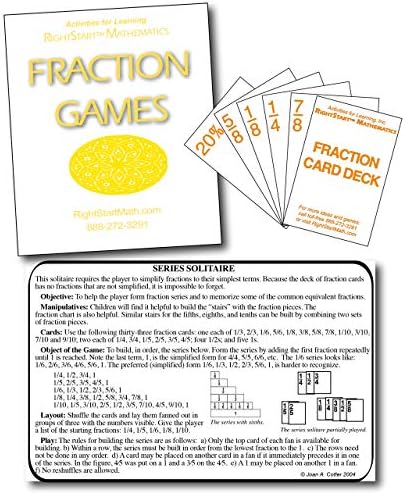 RightStart Mathematics Fraction Games