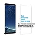 [2-Pack] Glass Screen Protector for Samsung Galaxy S8 Plus, W&O Samsung S8+ Tempered Glass Protector Film Curve Edge Crystal Clear Case Friendly