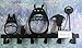 Wander Agio Animal Cat Girl Metal Wall Mounted Bag Hanger Towels Rack Originality Clothing Hooks Sweet Black