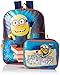 Despicable Me Boys' Despicable Me Dual Backpack With Detachable Lunch Bag Top Of The Class, Multi, One Size