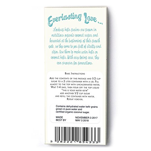 image for GIFTER'S PACK OF 6 | Water Kefir Grains by Lovebug | Live Organic Star