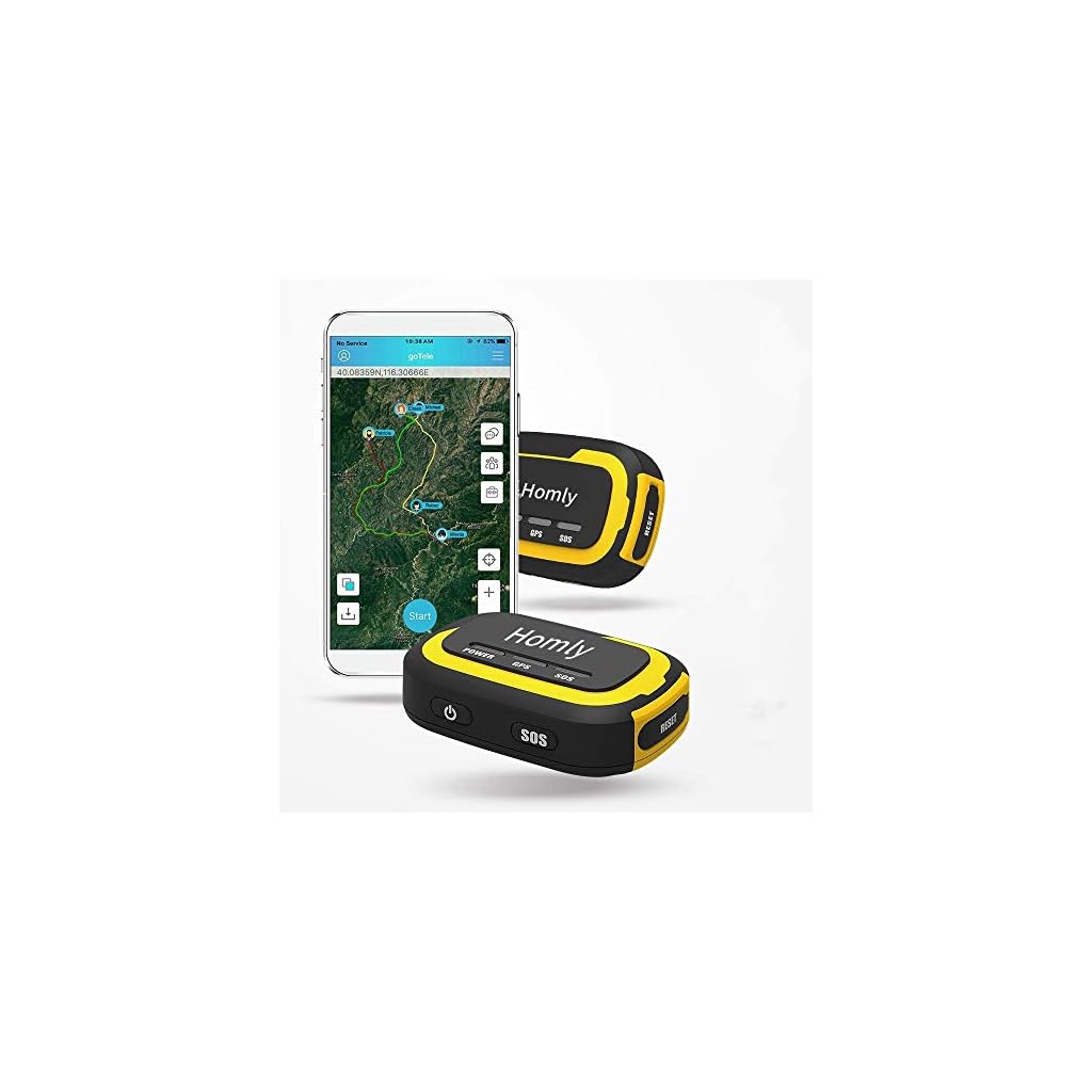 GPS Tracker, No Monthly Fee No Network Required Mini Portable OffGrid