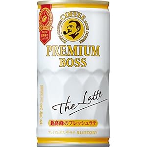 サントリー プレミアムボス ザ・ラテ 185g 缶×30本