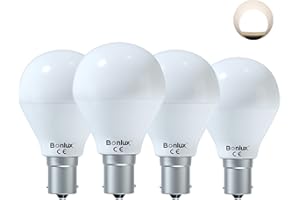 Bonlux 1156 1141 20-99 12 Volt RV Vanity LED Light Bulbs, 3W 1383 1139 BA15S Single Contact Bayonet Vanity Replacement Bulb for 5th Wheel Camper RV Interior Light Bulb Natural White 4000K, 4-Pack