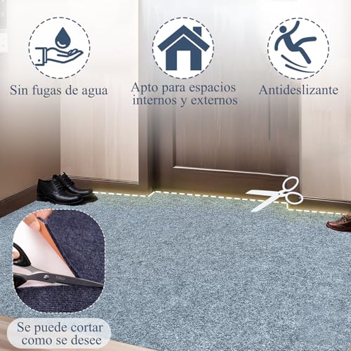 ZCAXGBH Tapete para Silla de Oficina, 120 * 150cm Tapete para Silla de Escritorio, Silencioso, Antideslizante, Resistente A ArañAzos,Tapete Rectangular Antideslizante para Silla Rodante de Suelo Duro