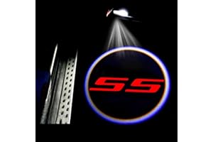 NOCLTY 2PCS Never Fade Door Lights Logo,Courtesy LED Welcome Light Lamps fit for Camaro Accessories