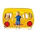 Dimple Children's Colorful Pop Up Play Tent in Yellow School Bus Design with Mesh Windows