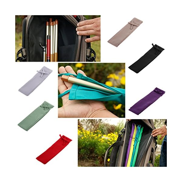 Cotton-Cloth-Fishing-Rod-Protector-Sleeve-Sock-Storage-Bag-Khaki Cotton-Cloth-Fishing-Rod-Protector-Sleeve-Sock-Storage-Bag-Khaki