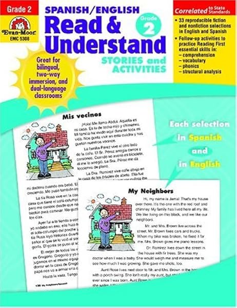 Spanish English Read Understand Grade 2 Spanish Edition Jo Ellen Moore 9781596730007 Amazon Com Books