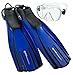Mares Avanti Quattro Plus Adjustable Heel Strap Fins with Dive Mask