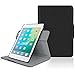 Apple iPad Mini 3 Case - roocase Orb System Folio 360 Dual View Leather Case Smart Cover Black