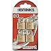 Brinks 161-20471 TSA Approved 22mm Luggage Lock Solid Brass, 4-Pack