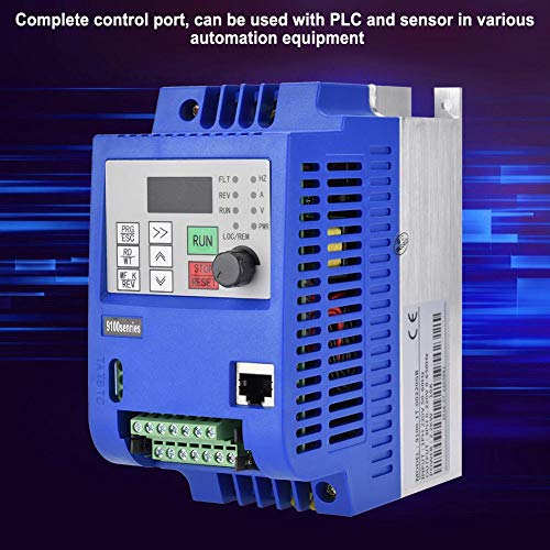 Jadpes Vector Motor Inverter Speeds Regulator,AC220V 2.2KW Single Phase to 3 Phase Motor Drive VFD Frequency Speeds Controller for Adjustable Variable Frequency Drive - Thumbnail 2