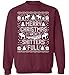 Pekatees Merry Christmas Shitters Full Sweatshirt Shitters Full Sweater Ugly Christmas Top