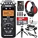 Tascam DR-05 (Version 2) Portable Handheld Digital Audio Recorder (Black) with Platnium accessory bundle