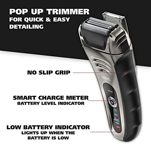 Wahl Smart Shave Rechargeable lithium ion wet / dry water proof foil