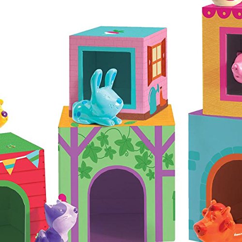Djeco Stackable Cubes, Topanifarm (12 pc)