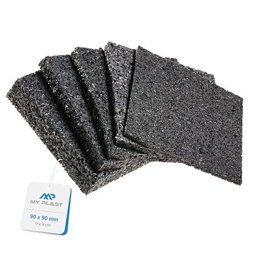 My Plast Terrassenpads - 90 x 90 x 8 mm, 200 Stück