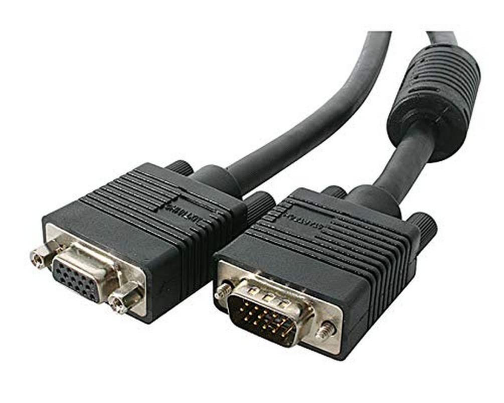 StarTech.com MXTHQ15M Coax High Resolution Monitor VGA HD15 Male to HD15 Female Video Extension Cable, 15 m