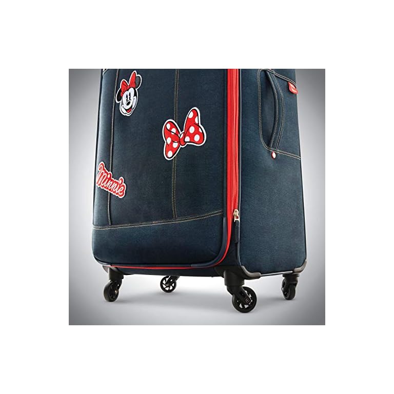 American Tourister Disney Softside Luggage with Spinner Wheels, Minnie