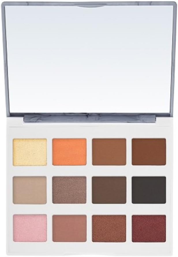 BH Cosmetics Eyeshadow Palette, Marble Collection, Warm Stone