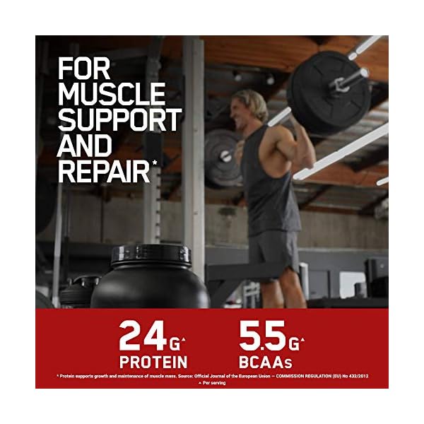 Optimum Nutrition Gold Standard Whey Muscle Building and Recovery Protein Powder With Naturally Occurring Glutamine and…