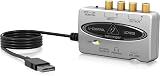 Behringer UCA202 U-Control USB Audio Interface 2 In 2 Out Ultra Low Latency view 3