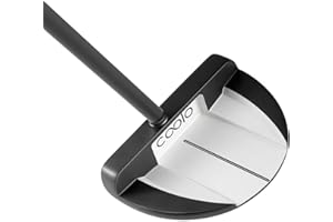 COOLO Low Torque Golf Putter, Provide Greater Stability and Less Face Twisting, Blade/Mallet/Heavy/Center Shafted/Counter Balanced Putter, Oversized Grip, Right & Left