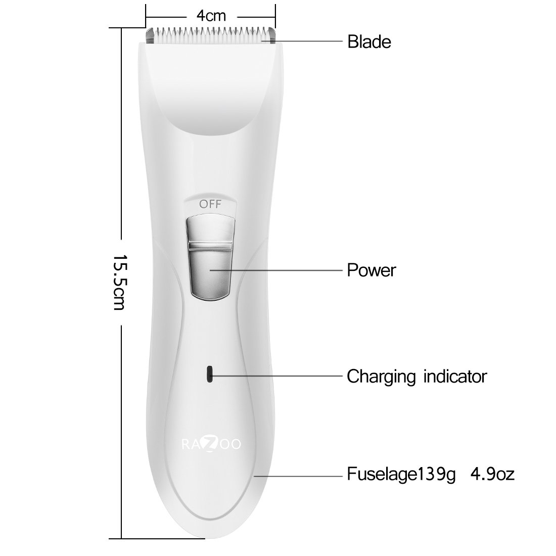 Heavy Duty Pet Hair Clipper Dogs Cats Cordless Professional Grooming Trimming Kit Set