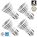 Hyperikon PAR16 LED Bulb, 8W (50W equivalent), 520 lumen, 3000K (Soft White Glow), Flood Light Bulb, 40° Beam Angle, Medium Base (E26), Dimmable, UL-Listed - (Pack of 4)