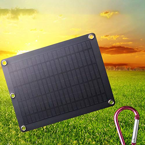 image for Wrea 5W 5V 1A Solar Panel Mobile Phone Power Bank Outdoor Charge Table