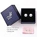S925 Sterling Silver Needle Pearl Earrings 8mm Freshwater Cultured Pearl Studs Earrings Hypoallergenic and Nickel Free Fashion Jewelry for Women Girls (pearl)