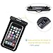 Waterproof Phone Case,HokoAcc Universal Cellphone TPU Dry Bag ,Dirtproof Snowproof for iPhone 6S 6,6S Plus, 5S 7, Samsung Galaxy S7, S6 Note 5 4, HTC LG Sony Nokia Motorola up to 6.0