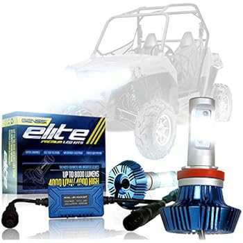 LED Conversion Bulbs Lamp Kit Compatible with Polaris Ranger RZR 570S 800S 900S 1000 XP