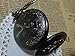 Dragon Black Pocket Watch Necklace Pendant - Vintage Victorian Style - Steampunk Retro Pocketwatch Fly Dragon Charms