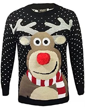 MBC-POM POM JUMPER LADIES WOMENS MENS NOVELTY VINTAGE 70'S RETRO SWEATER SIZE- S-XL (Packed & Shipped By Miss Boho Chic-TM)